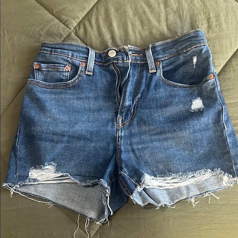 Denim Distressed Women's Shorts